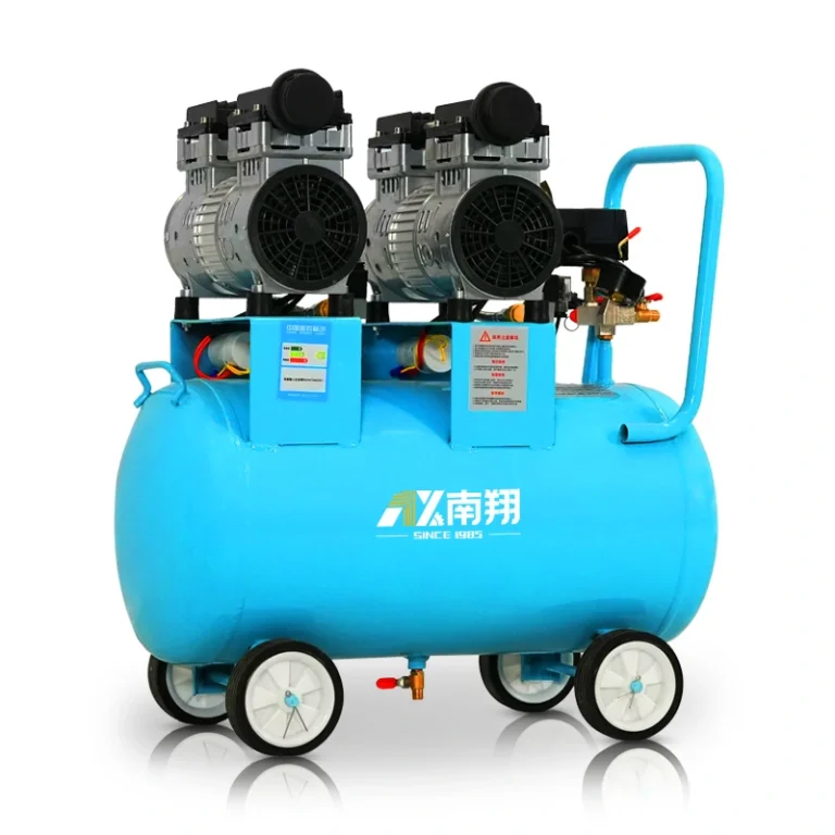 Compresor de aire silencioso sin aceite (tipo pistón)