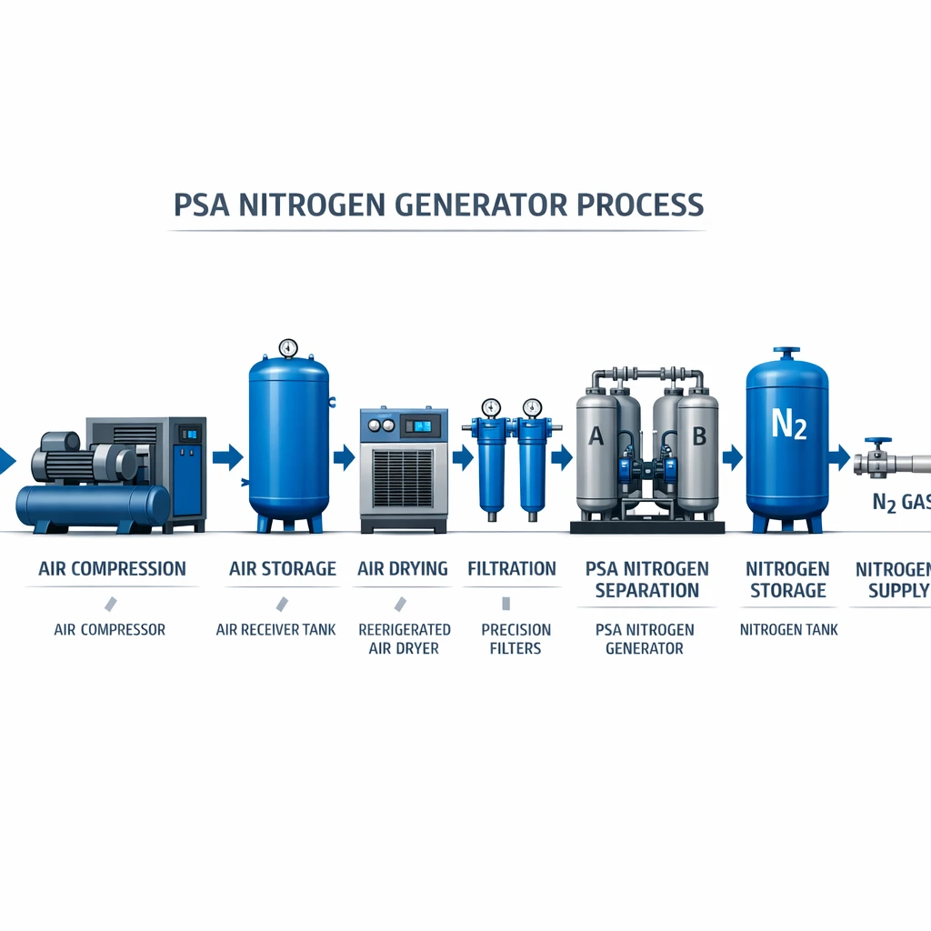 nitrogen generator workflow