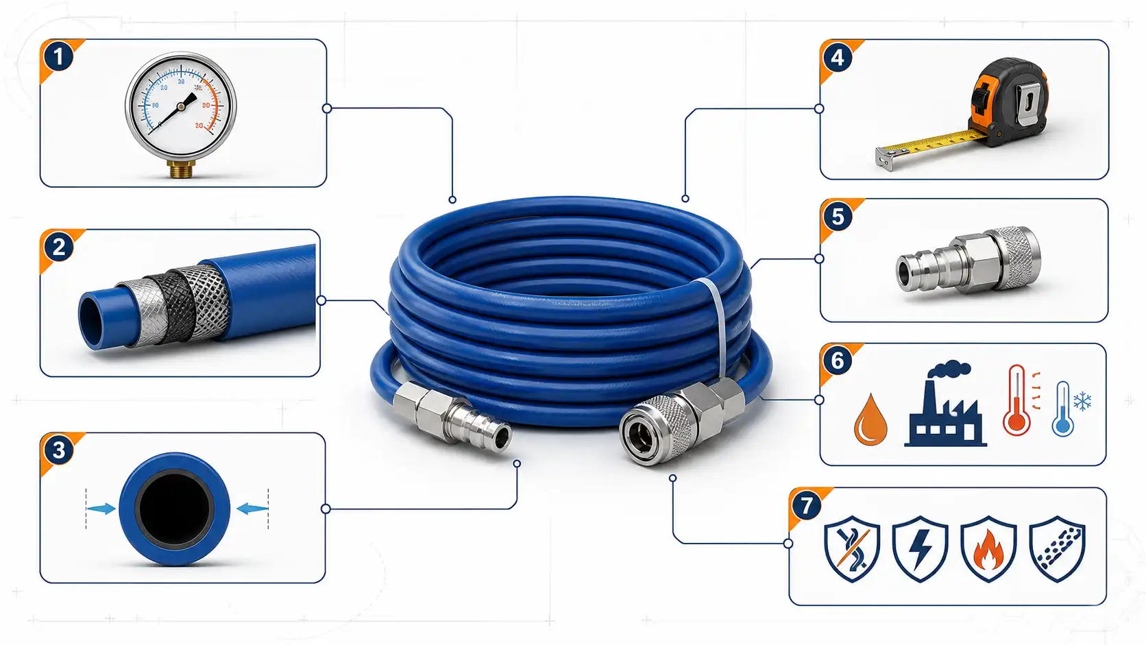 how to choose the right compressed air hose