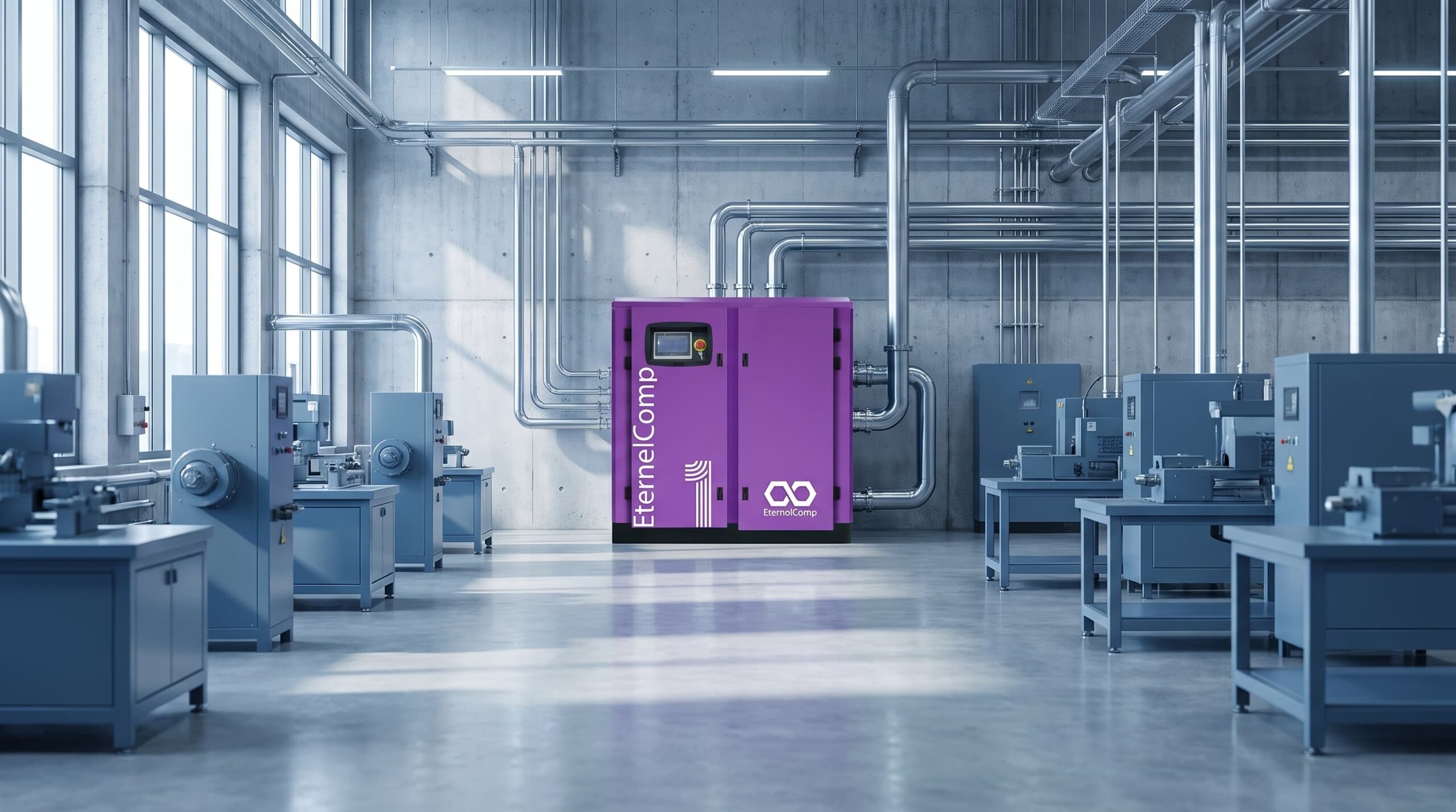 rotary-screw-air-compressor-factory-scene