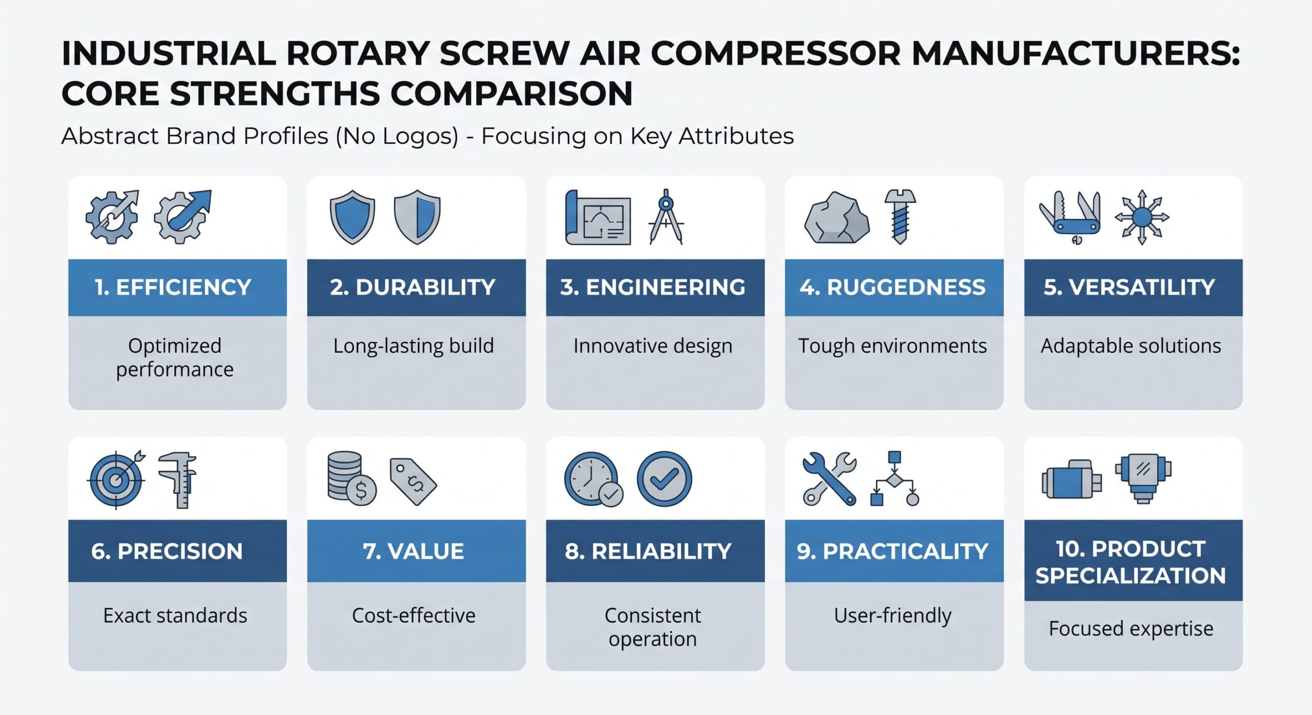 rotary-screw-compressor-manufacturers-comparison-infographic