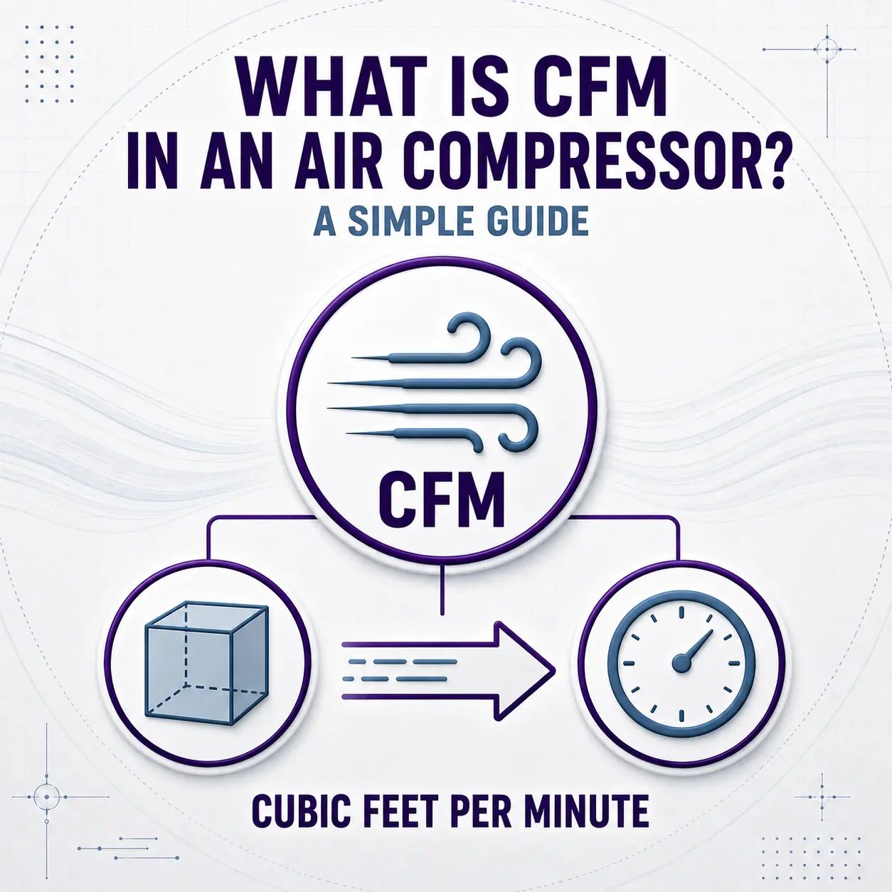 Che cos’è il CFM di un compressore d’aria?