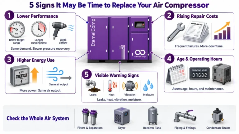 5 signs to replace your air compressor