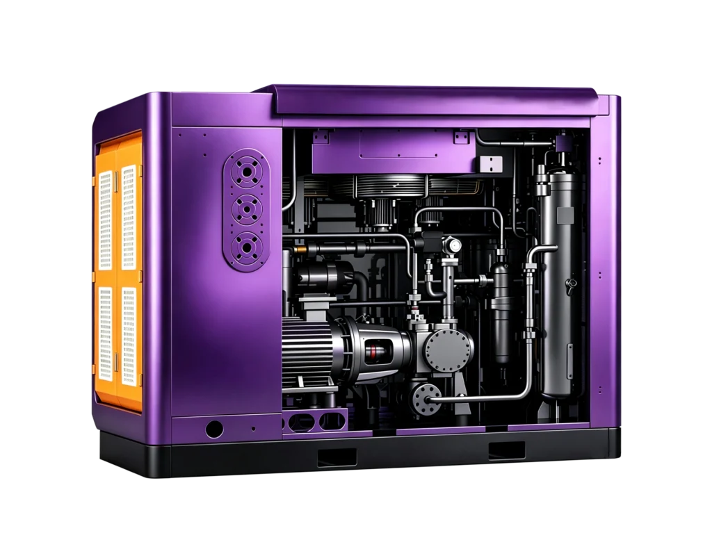Medium-Pressure Oil-injected PM VSD Screw Air Compressor