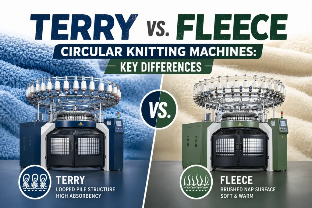 Terry vs. Fleece Circular Knitting Machines