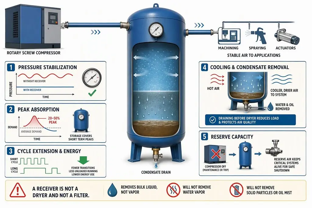 what air receiver actually do